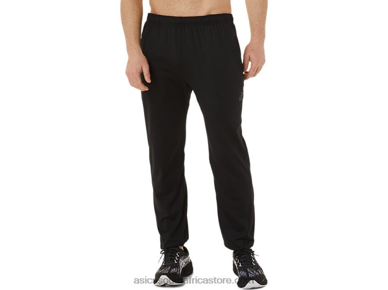 Men Asics Brushed Knit Pants LH4X0750 Performance Black