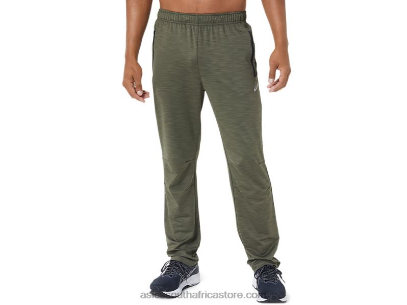 Men Asics Fp Pant LH4X01083 Mantle Green Spacedye