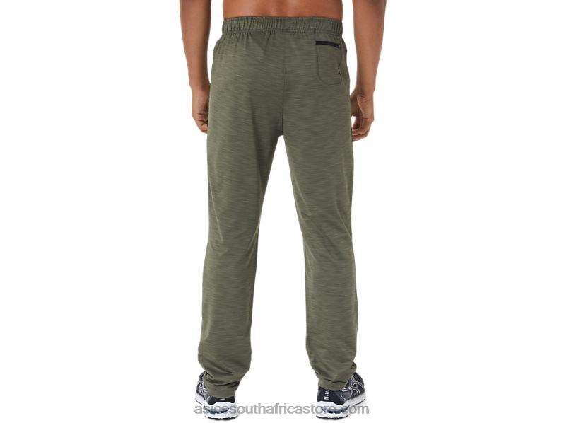 Men Asics Fp Pant LH4X01083 Mantle Green Spacedye