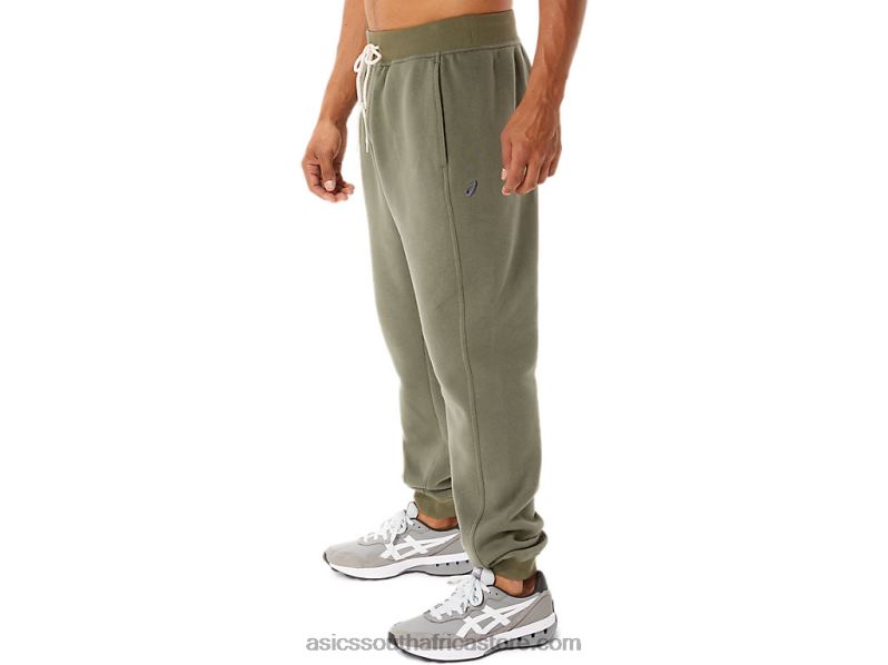 Men Asics M Sunday Sana Fleece Jogger LH4X0868 Mantle Green