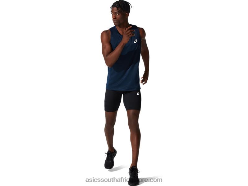 Men Asics Silver Sprinter LH4X0887 Performance Black