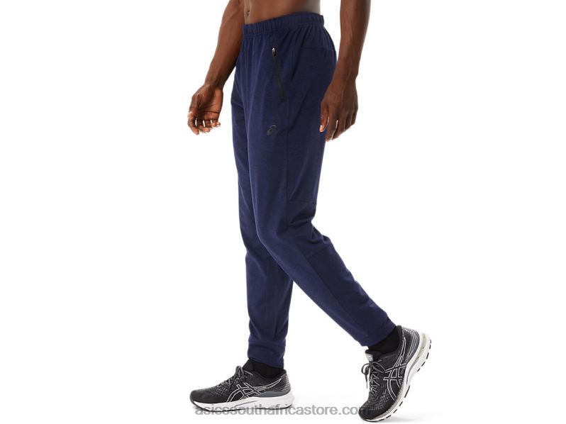 Men Asics Tech Jogger LH4X01694 Peacoat Heather