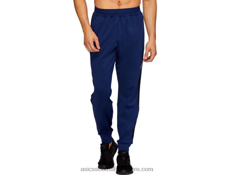 Men Asics Thermopolis Jogger LH4X02115 Blue Expanse Heather/Black