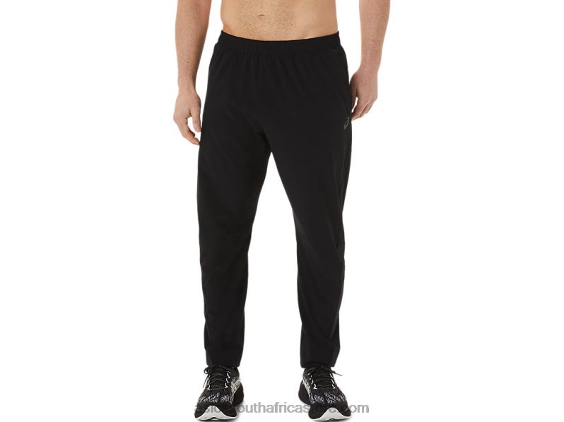 Men Asics Woven Pants LH4X0984 Performance Black