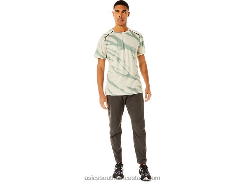 Men Asics Woven Pants LH4X0994 Obsidian Grey