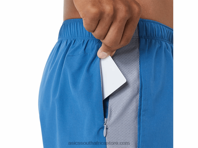 Men Asics 5in Pr Lyte Short LH4X01047 Azure