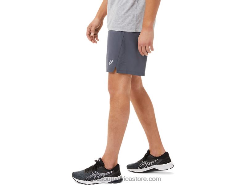 Men Asics 7in 2 In 1 Short LH4X01904 Carrier Grey/Performance Black