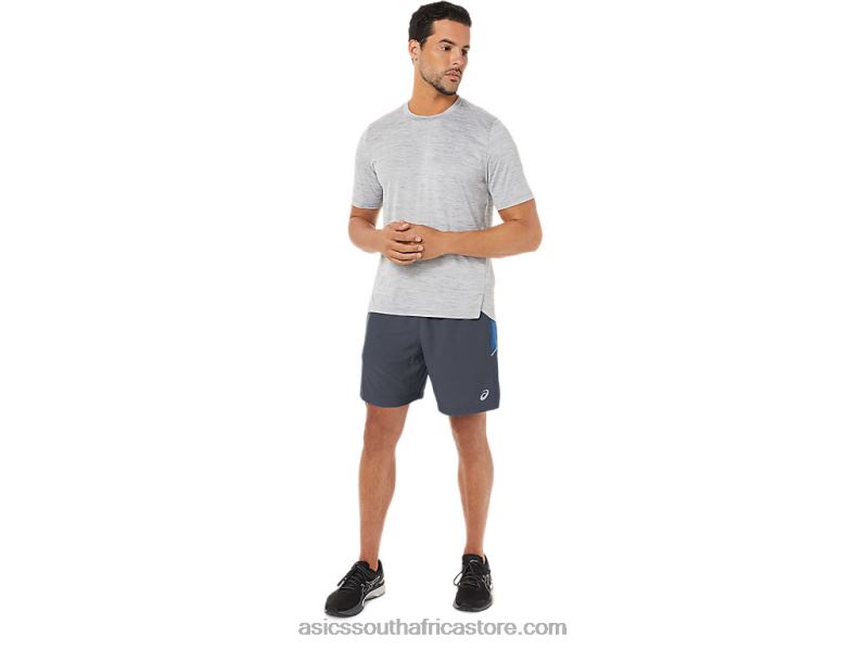 Men Asics 7in Pr Lyte Short LH4X01018 Metropolis/Azure