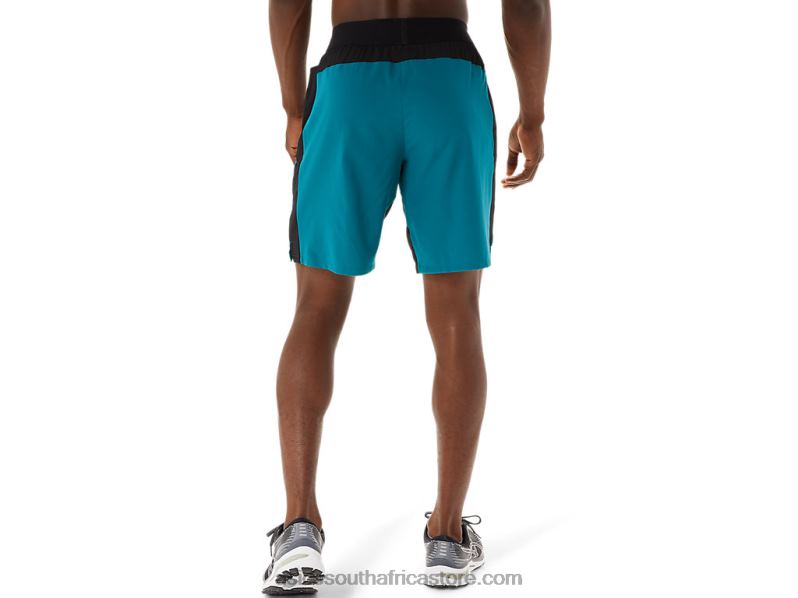 Men Asics 9In Mixer Short LH4X01052 Velvet Pine/Performance Black