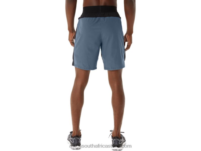 Men Asics 9in Mixer Short LH4X0192 Steel Blue