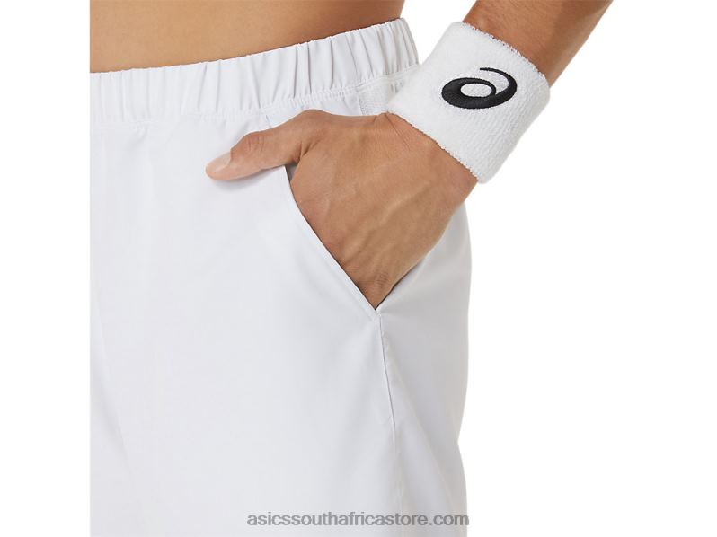Men Asics Court 7in Short LH4X0394 Brilliant White