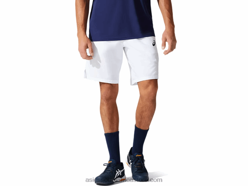 Men Asics Court 9In Short LH4X01972 Brilliant White