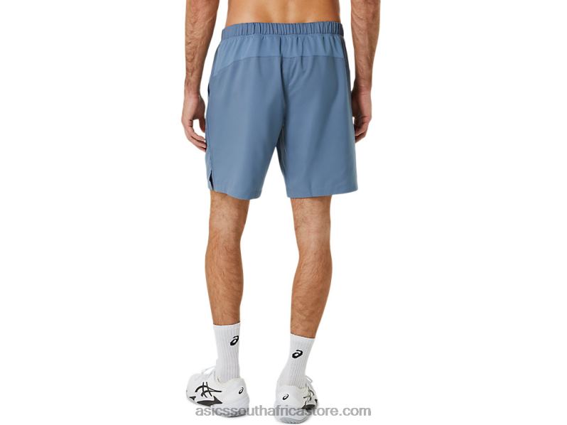 Men Asics Court 9in Short LH4X0199 Steel Blue