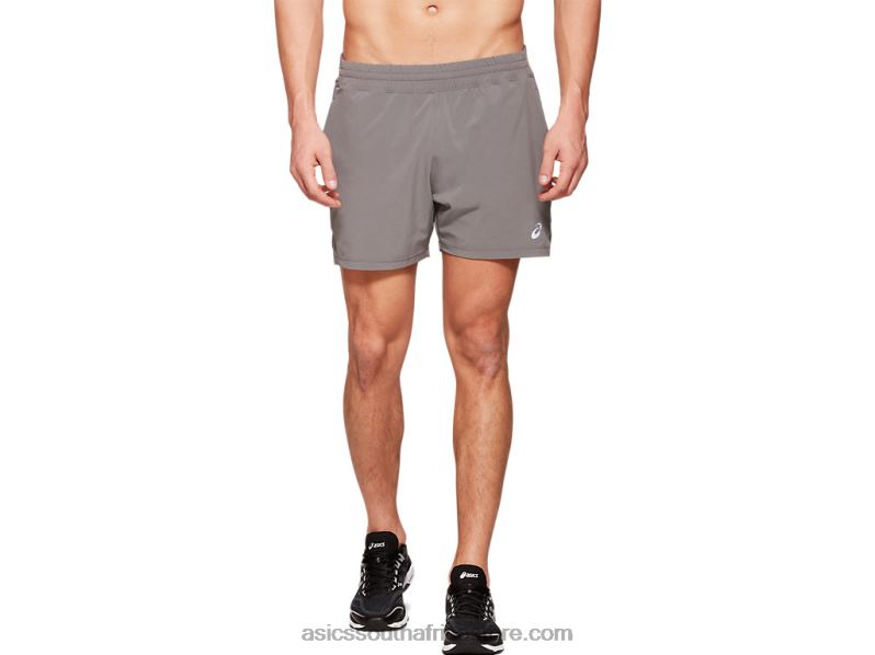 Men Asics Fietro 5in Short LH4X02060 Carbon