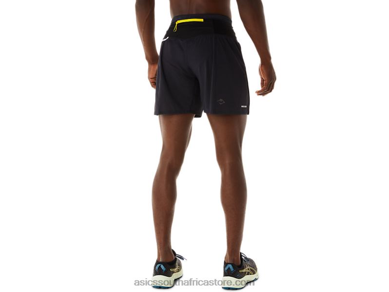 Men Asics Fujitrail Short LH4X0486 Performance Black