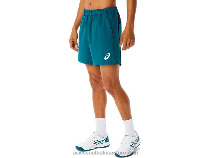 Men Asics Match 7in Short LH4X01079 Velvet Pine