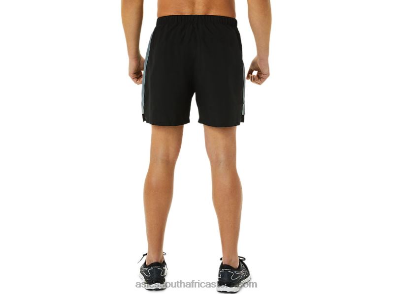 Men Asics Ready Set 5in Short LH4X0937 Performance Black