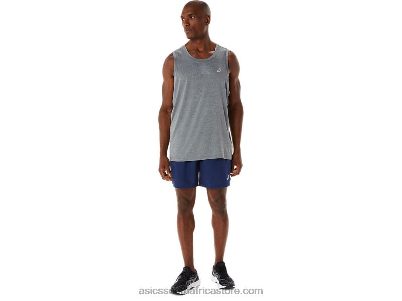 Men Asics Ready-Set 7in Short LH4X0207 Indigo Blue