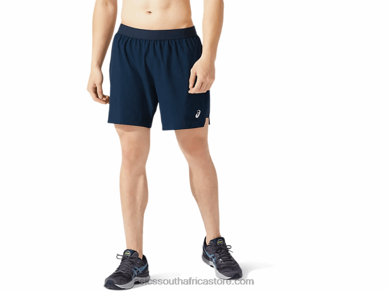 Men Asics Road 2-N-1 7in Short LH4X01962 French Blue