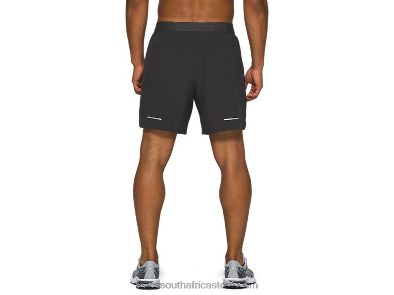 Men Asics Road 2-N-1 7in Short LH4X02101 Graphite Grey