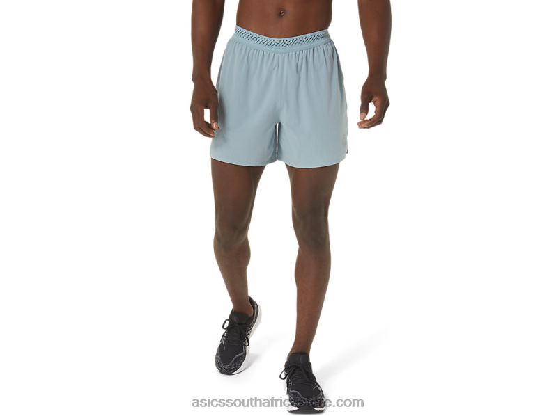 Men Asics Ventilate 5in Short LH4X01060 Light Steel