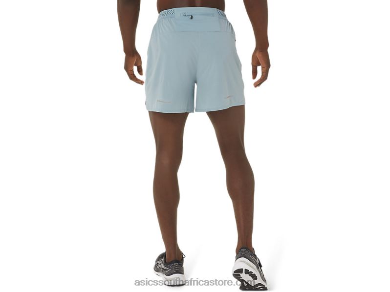 Men Asics Ventilate 5in Short LH4X01060 Light Steel