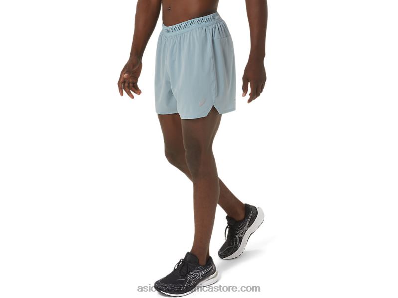 Men Asics Ventilate 5in Short LH4X01060 Light Steel