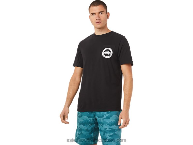 Men Asics 1977 Mountain Tee LH4X01910 Performance Black