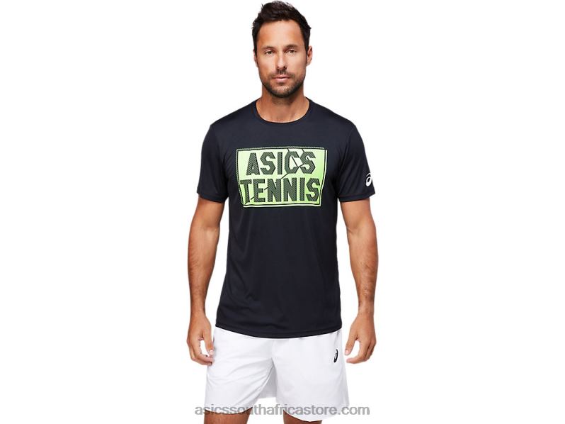 Men Asics Graphic Tee LH4X01791 Performance Black