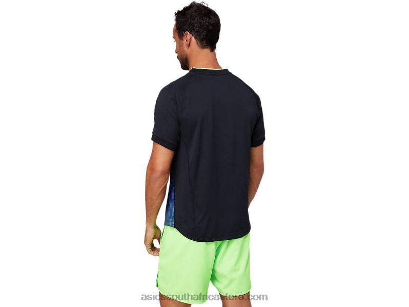 Men Asics Match Graphic Tee LH4X01830 Performance Black