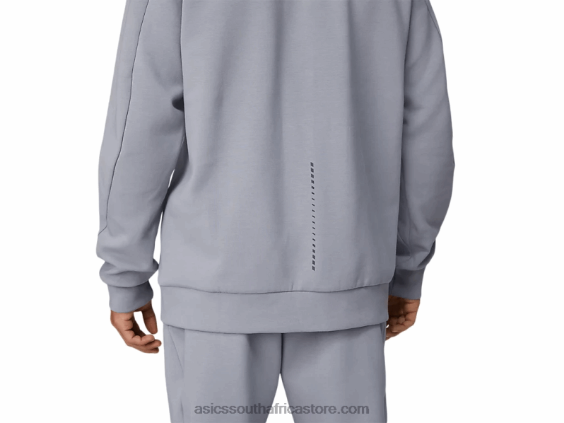 Men Asics Mobility Knit Crew LH4X01672 Sheet Rock