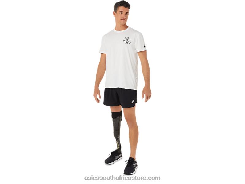 Men Asics Ocean Waste Run Top LH4X01487 Natural White