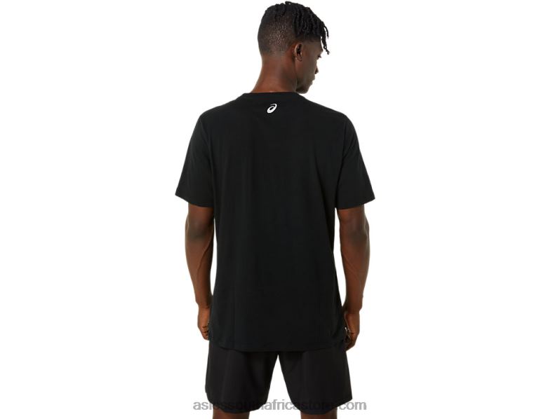 Men Asics Orc Luminous Small Logo Ss Tee LH4X0800 Performance Black