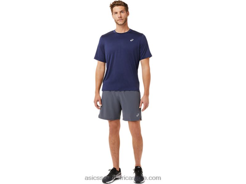 Men Asics Pr Lyte Short Sleeve LH4X02031 Peacoat
