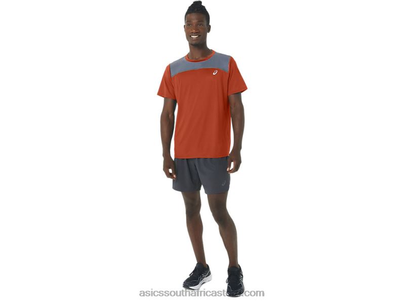 Men Asics Pr Lyte Short Sleeve LH4X0305 Spice Latte