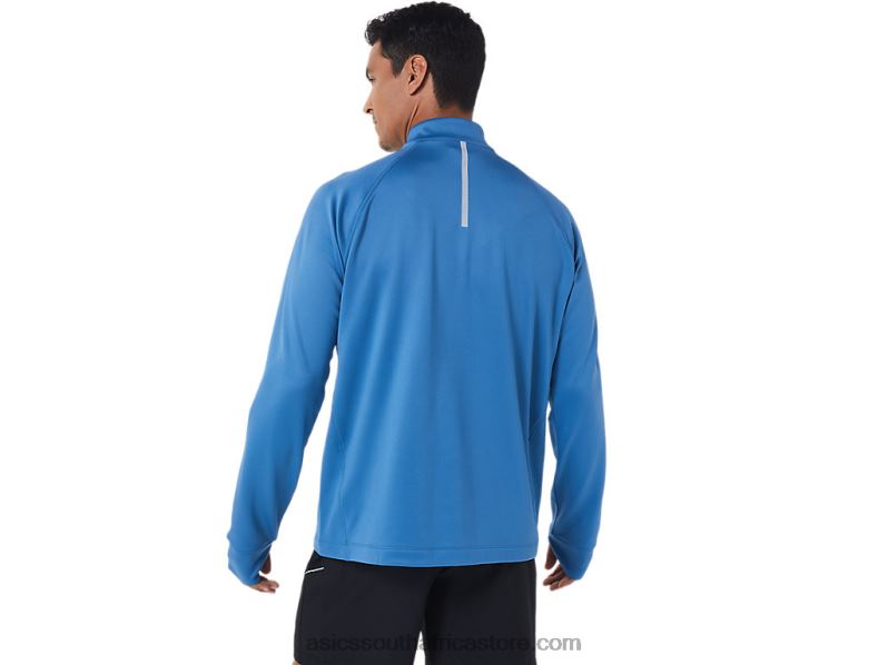 Men Asics Thermopolis Winter 1/2 Zip LH4X0836 Azure