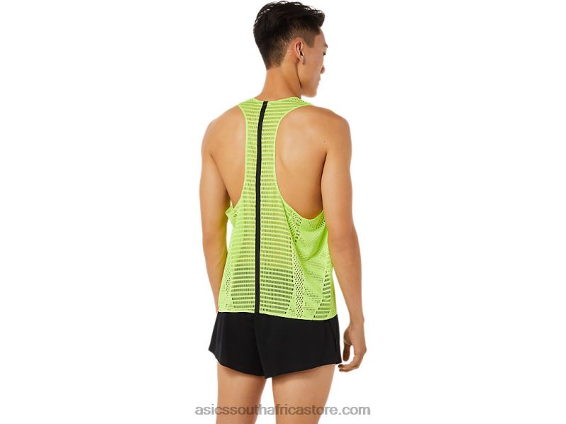 Men Asics Actibreeze Singlet LH4X01511 Hazard Green