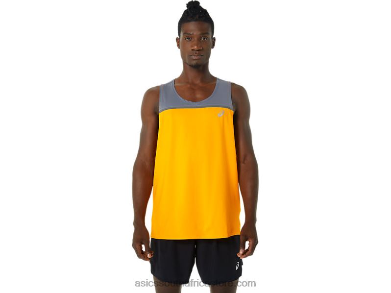 Men Asics Pr Lyte Singlet LH4X01035 Amber/Metropolis