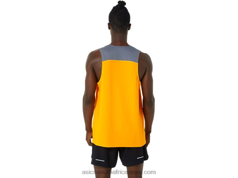 Men Asics Pr Lyte Singlet LH4X01035 Amber/Metropolis