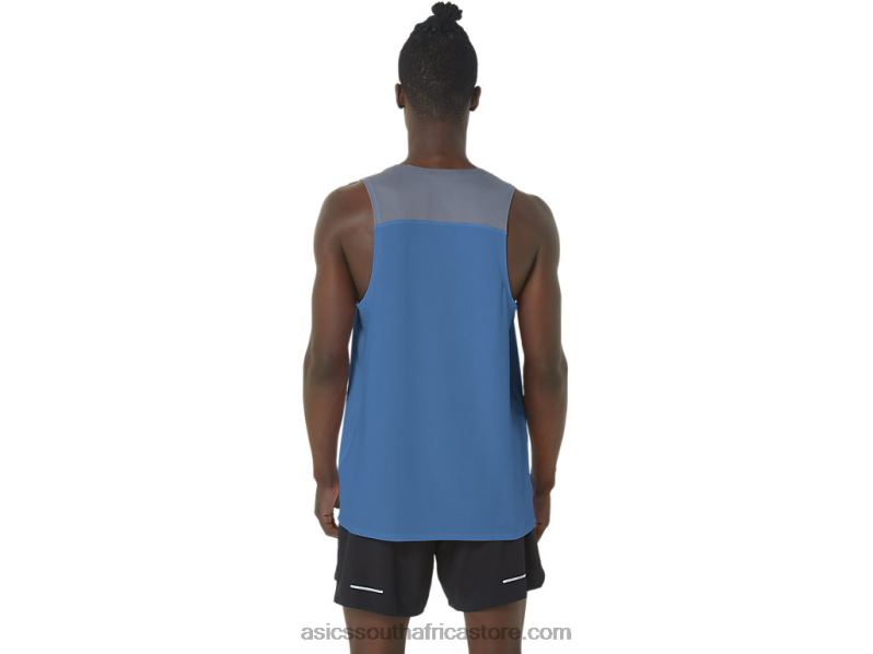Men Asics Pr Lyte Singlet LH4X01120 Azure/Metropolis