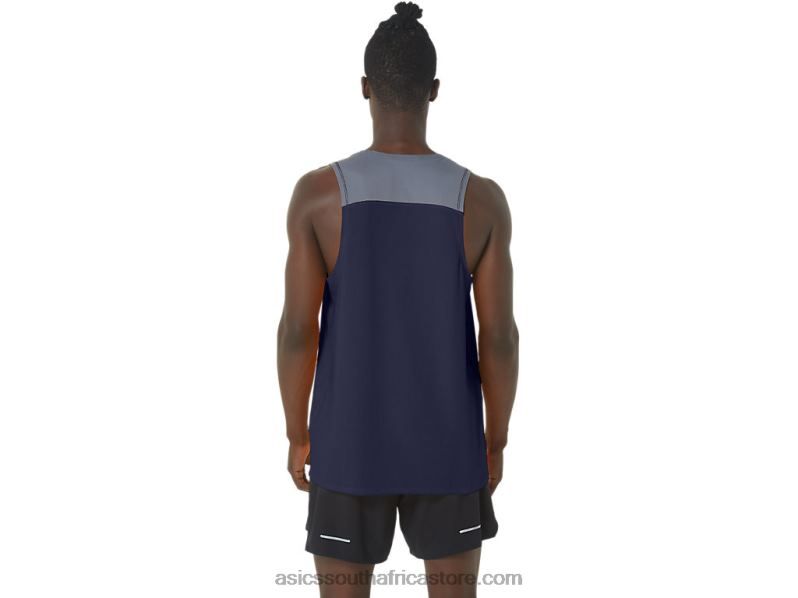 Men Asics Pr Lyte Singlet LH4X0177 Peacoat