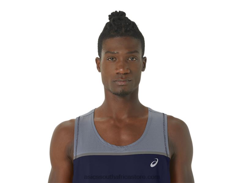 Men Asics Pr Lyte Singlet LH4X0177 Peacoat