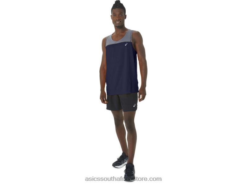 Men Asics Pr Lyte Singlet LH4X0177 Peacoat