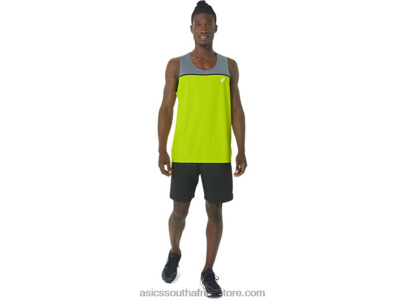 Men Asics Pr Lyte Singlet LH4X041 Lime Zest