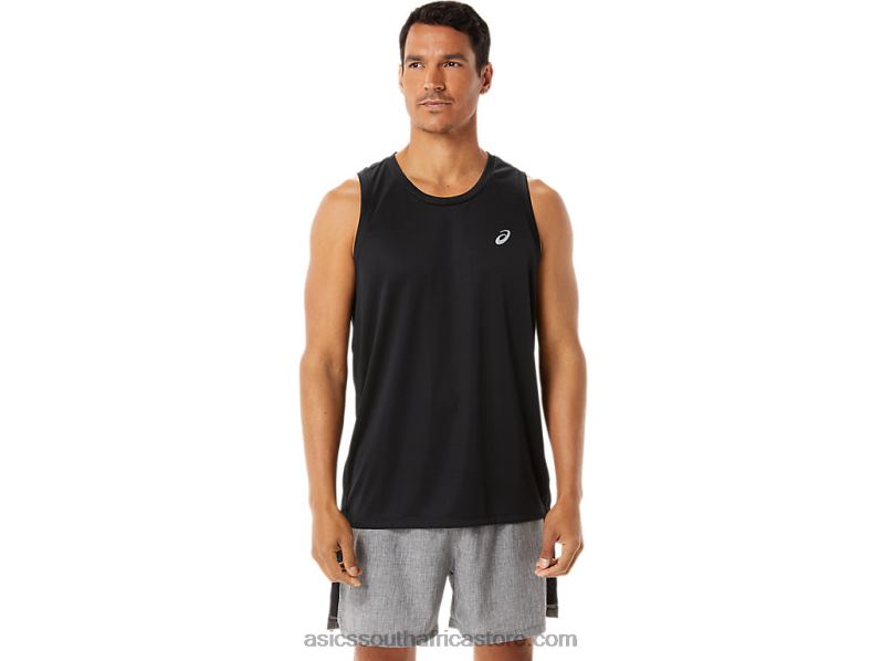 Men Asics Ready-Set Lyte Singlet LH4X0311 Performance Black