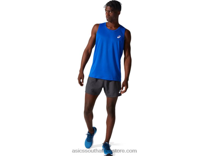 Men Asics Silver Singlet LH4X02001 Blue