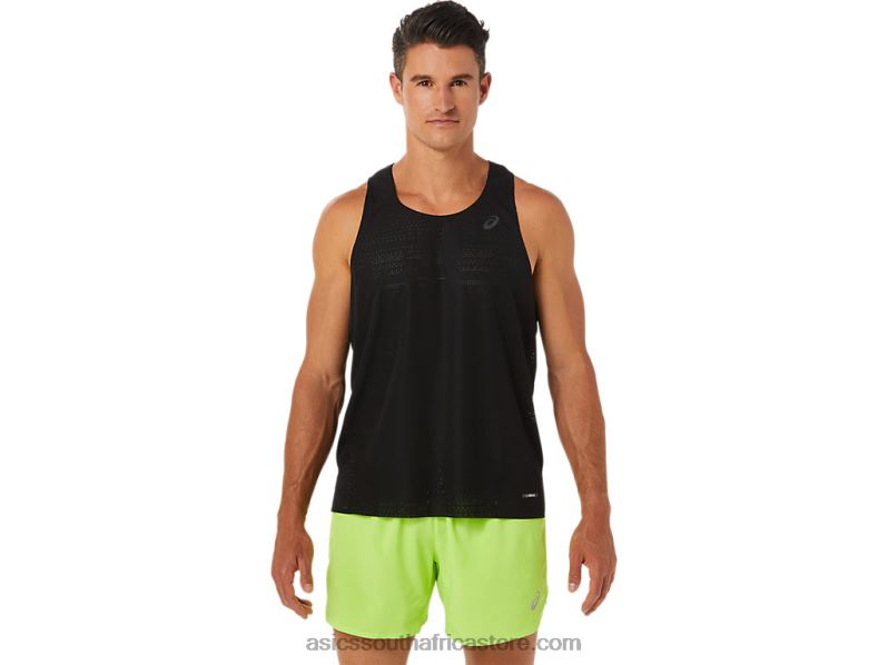 Men Asics Ventilate Actibreeze Singlet LH4X01402 Performance Black