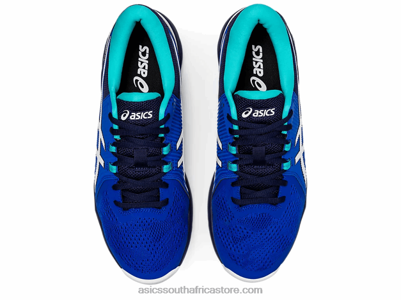 Men Asics Gel-Course Glide LH4X01990 Blue/White