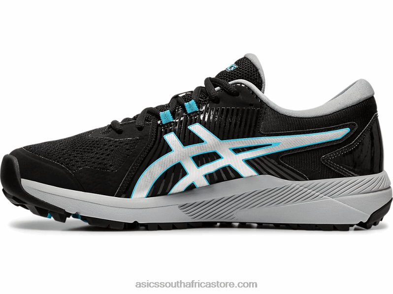 Men Asics Gel-Course Glide LH4X01992 Black/Silver