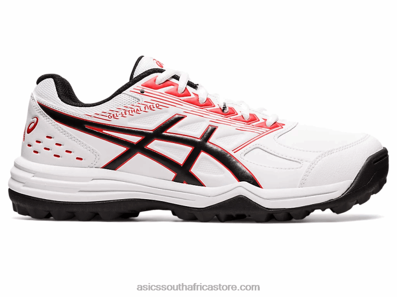 Men Asics Gel-Lethal Field LH4X01196 White/Classic Red